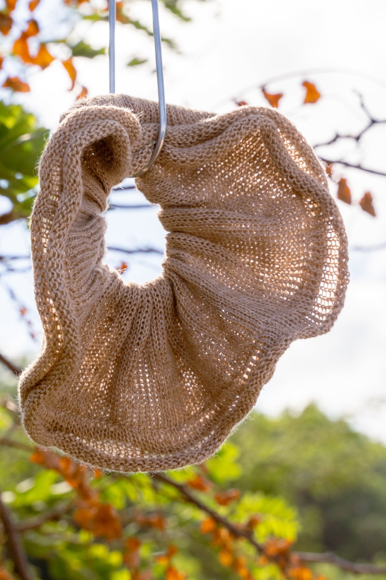 Large Cotton Hemp Scrunchies